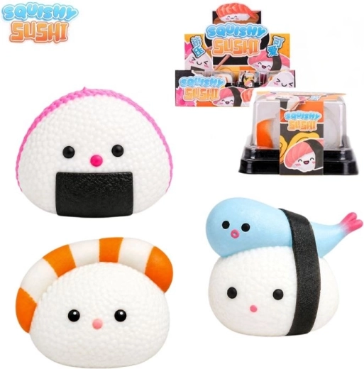 Kawaii squishy sushi barát - 1 darab