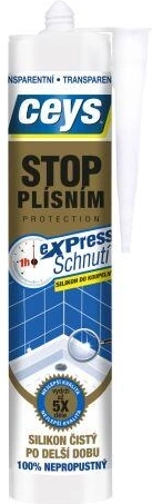Penészgátló szaniter szilikon fürdőszobába és konyhába 280 ml, átlátszó CEYS
