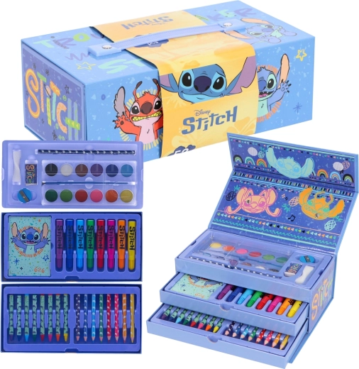 Rajzkoffer Lilo és Stitch rajzkészlettel