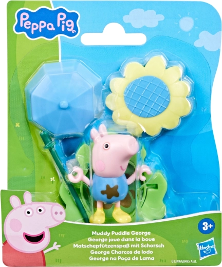 Hasbro – Peppa malac: pocsolyás móka – George figura kiegészítőkkel