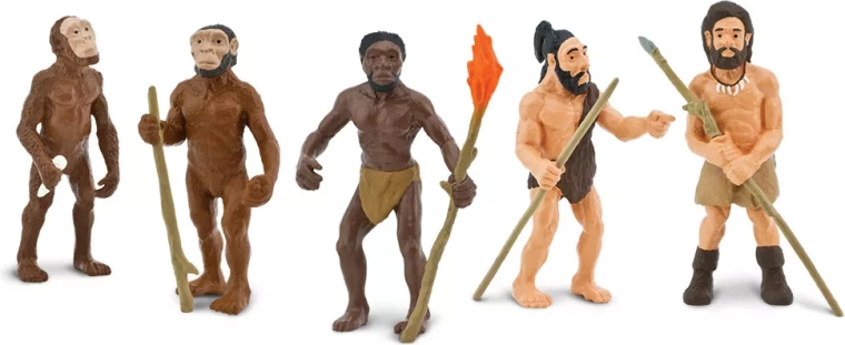 Safari Ltd. az ember fejlődése – 5 kézzel festett figura készlet