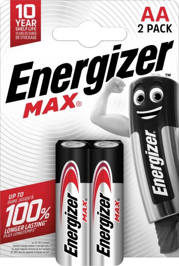 ENERGIZER Max AA alkáli elemek, 2 db