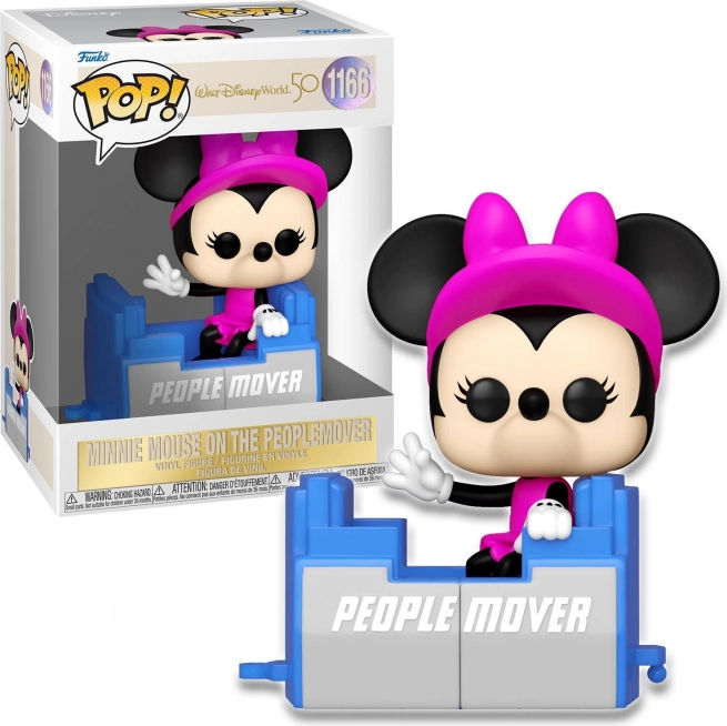 Funko Pop! Disney WDW50 People Mover Minnie Mouse a kocsiban