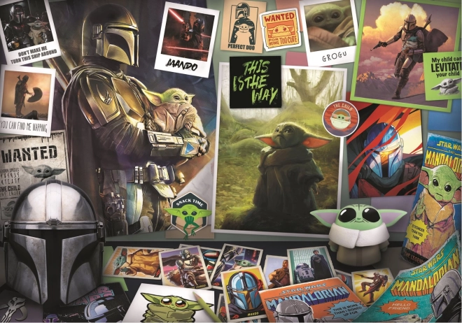 Puzzle 1000 darabos Grogu Mandalorian Gyűjtemény