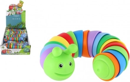 Hajlítható színes hernyó gyerekeknek