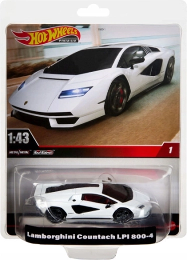 Hot Wheels Lamborghini Countach 1:43 prémium fém kisautó