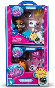 Littlest Pet Shop kétfigurás készlet kiegészítőkkel, 7. sorozat