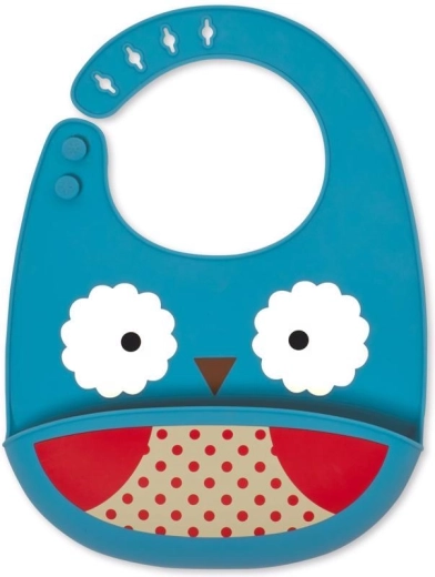 Skip Hop Zoo szilikon előke 6 hó+