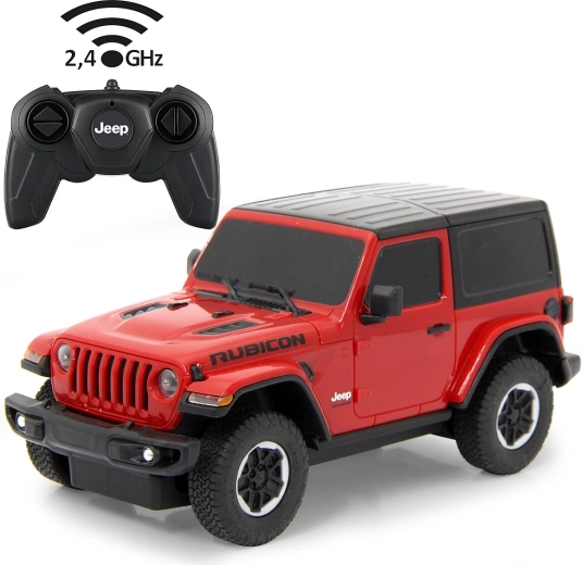 Jamara Jeep Wrangler JL RC autó 1:24 piros 2,4 GHz