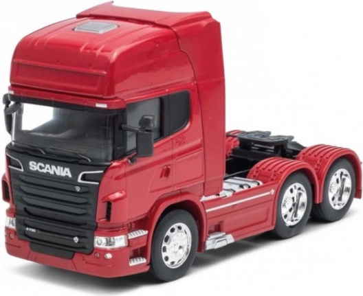 Welly vontató Scania V8 R730 1:32 piros
