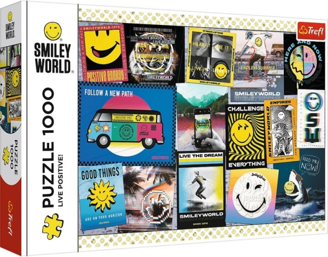 1000 darabos Smiley puzzle – Élj pozitívan