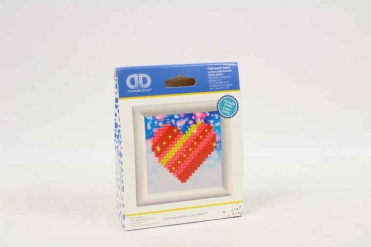 Diamond Dotz patchwork szív – gyémántkirakó készlet