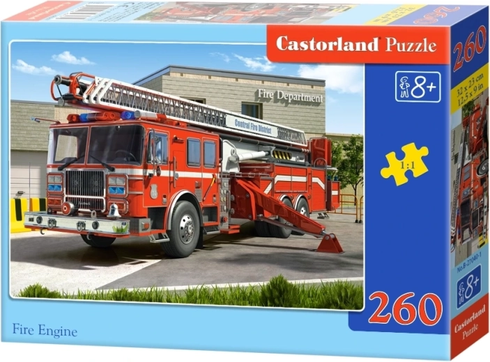 Gyermek puzzle Tűzoltóautó, 260 darabos