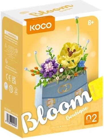 KOCO építőkészlet virágok tasakban (tavasz) 223 darab - 1 db
