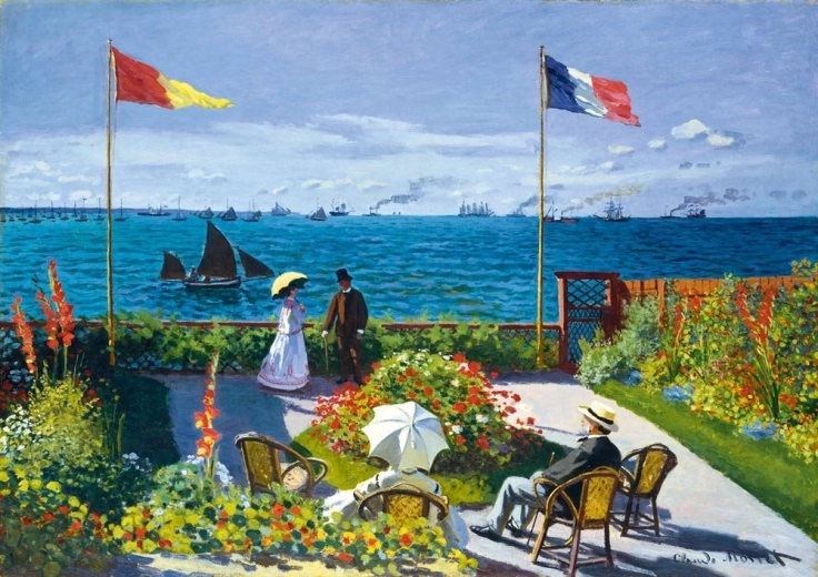 Bluebird puzzle kert Sainte-Adresse-ban 1000 darab