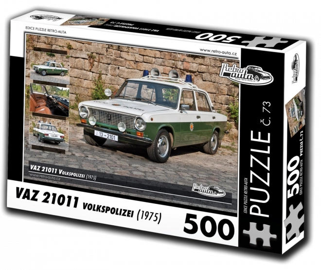 Retro autók puzzle VAZ 21011 Volkspolizei 500 darab