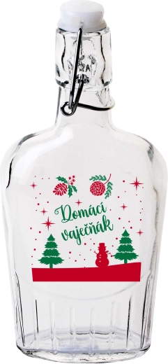 Patentzáras laposüveg 300 ml Házi tojáslikőr