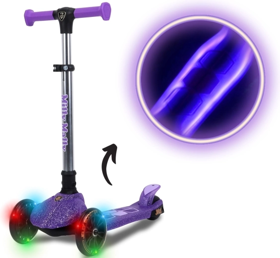 Milly Mally Jelly lila háromkerekű gyermek roller