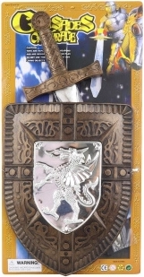 Gyermek lovagi készlet karddal és pajzzsal