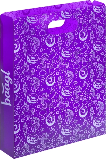 Műanyag füles iskolai dosszié BAAGL Egyszarvú