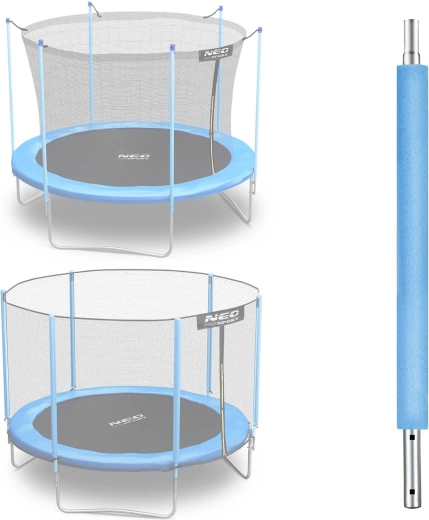 Neo-Sport alsó tartóoszlop 183 cm (6 ft) trambulinhoz, külső és belső hálóhoz, kék – 1 db