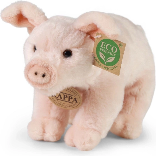 Rappa Eco-friendly plüss házi malac, álló, 20 cm