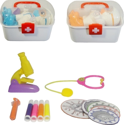 Gyermek orvosi készlet bőrönddel