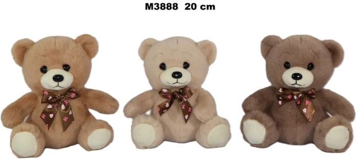 Plüssmackó 20 cm – 1 darab