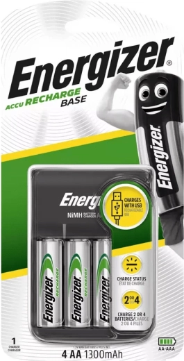 Energizer USB akkumulátortöltő AA akkumulátorokkal