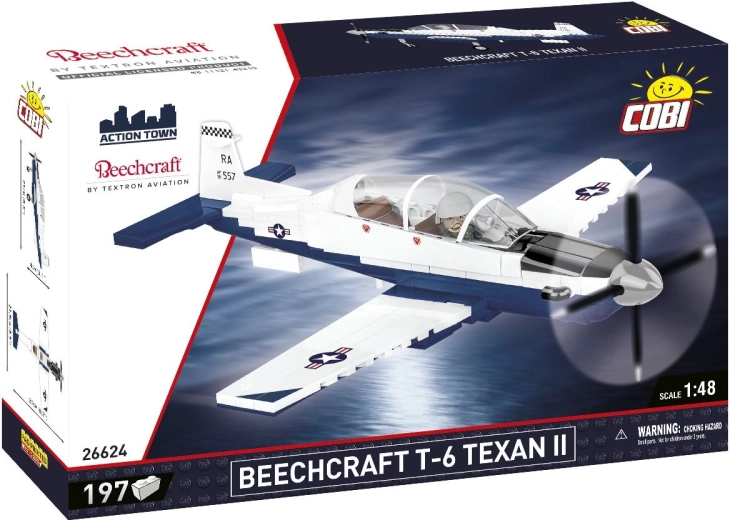 Cobi Beechcraft T-6 Texan II repülőgép építőkészlet 1:48 (197 darab)