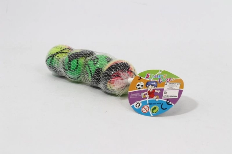 Gumira rögzített labdák 4,7 cm (4 db)