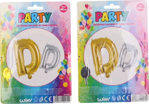 D betű alakú felfújható lufi