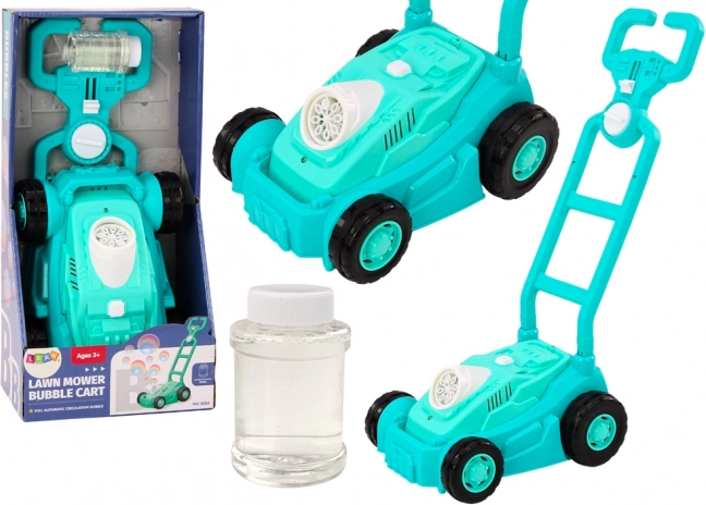 Szappanbuborék Fűnyíró gép fogantyúval Zöld