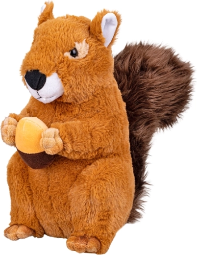 Plüss mókus 33 cm babáknak és gyerekeknek