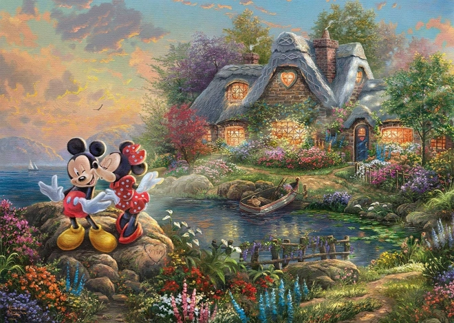 Puzzle Kedvencek MICKEY ÉS MINNIE 1000 darab
