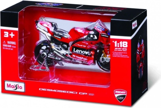 DUCATI Lenovo GP Racing 1:18 motorkerékpár modell