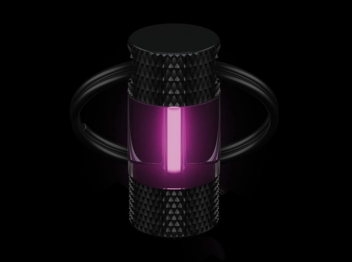 Böker Plus Mini Glow Pink elemlámpa nélküli kulcstartó fény – 1 db