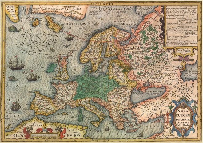 EDUCA puzzle – Európa térképe (1000 darabos)