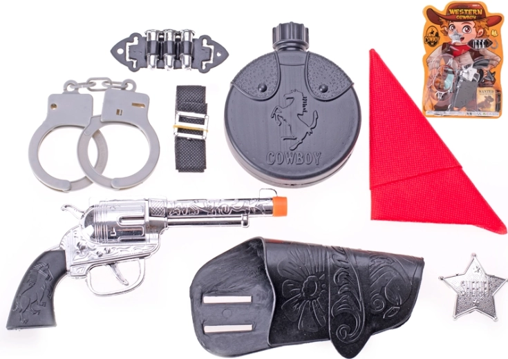 Western szett – 17 cm-es colt kiegészítőkkel kis cowboyoknak