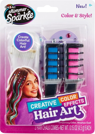 Cra-Z-Art hajkréták hajcsatokkal