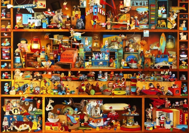 Toy Story történet kirakó 1000 darabos BLUEBIRD