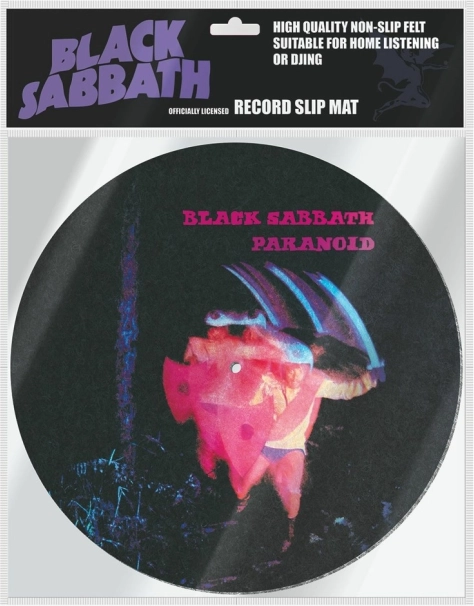 Lemezjátszó alátét Black Sabbath motívummal