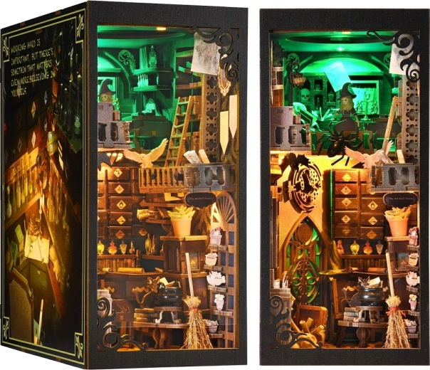 2Kids Toys 3D kirakó könyvtámasz, boszorkányház miniatűr