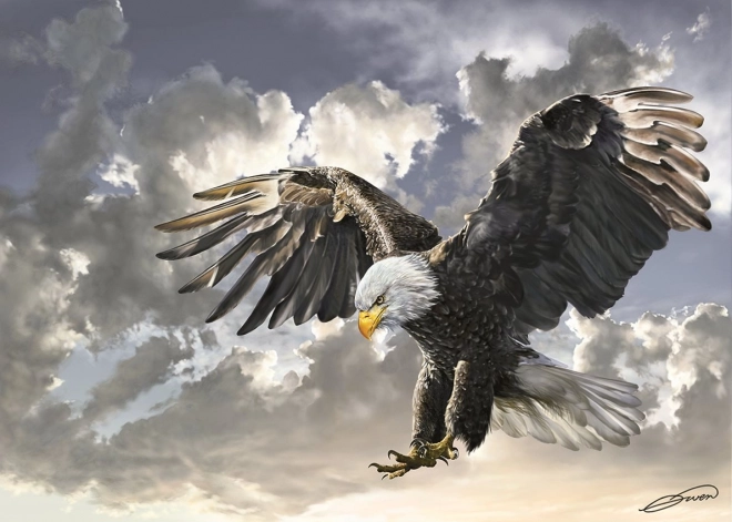 Puzzle Fekete és Fehér 500 Darabos