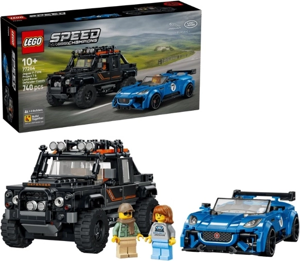 LEGO Speed Champions Jaguar Project 7 és Land Rover Defender