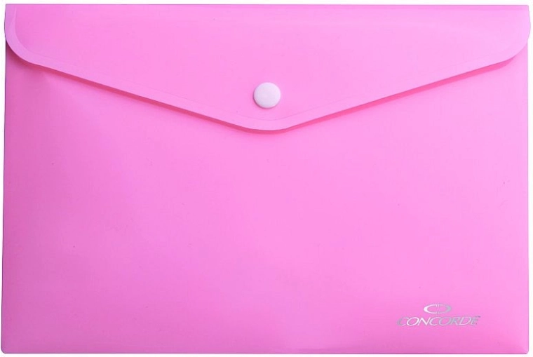 CONCORDE A4 patentos irattartó mappa pasztell rózsaszín