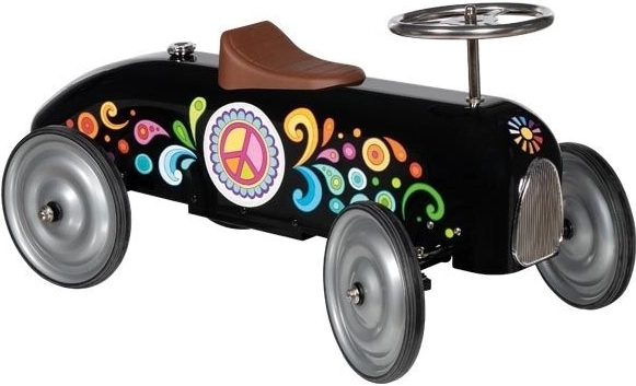 60-as évekbeli stílusú versenyfutóbicikli, fekete