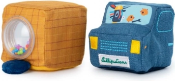 Húzogatós teherautócska Ignác szamárral