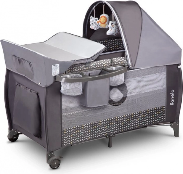 Lionelo Sven Plus utazóágy – Szürke