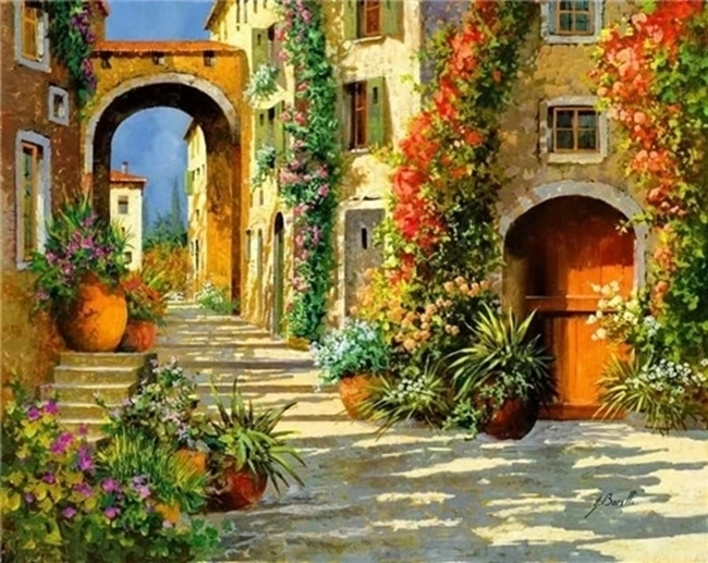 Norimpex Festés számok szerint Balkáni város 40 × 50 cm